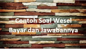 Contoh Soal Wesel Bayar dan Jawabannya